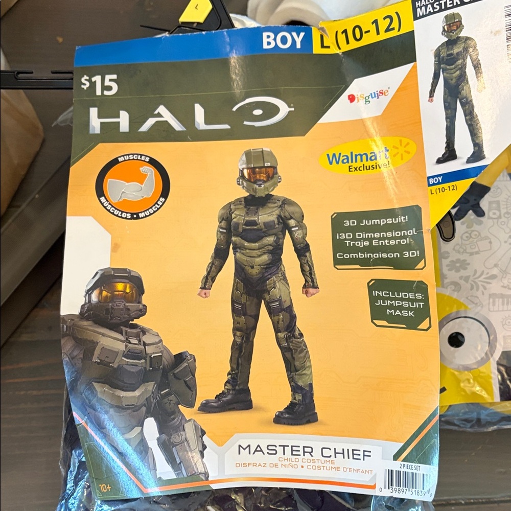 Halo Master Chief Kids Costume - Olive and Black
